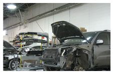 A Car Is Being Repaired